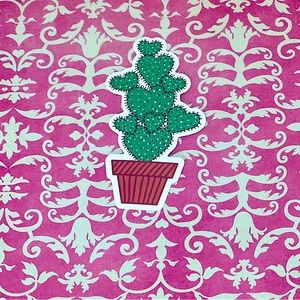 Cactus Cute Lovey Sweetheart Love You Valentines Sweet Sticker